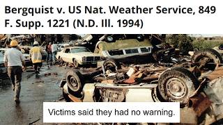 When the NWS Got SUED For NOT Warning a Tornado - The Plainfield F5 Tornado Lawsuit