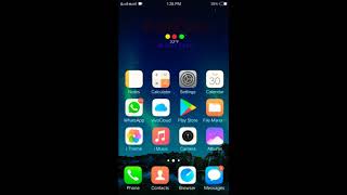 Black ios vivo theme
