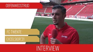 Screenshot van video Hakim Ezafzafi: "Wel respect maar geen ontzag voor FC Twente gehad" | FC Twente - Excelsior'31 (3-1)