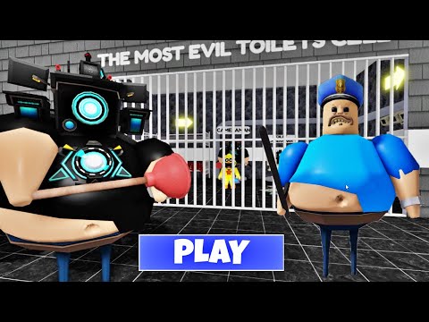 NEW CAMERAMAN BARRY'S PRISON RUN! SCARY OBBY #roblox #obby