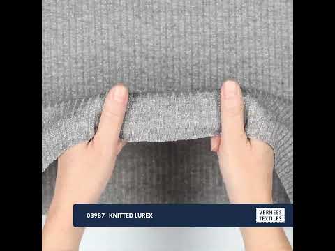 KNITTED LUREX ROSE GOLD LUREX (youtube video preview)