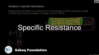 Problem 1-Specific Resistance