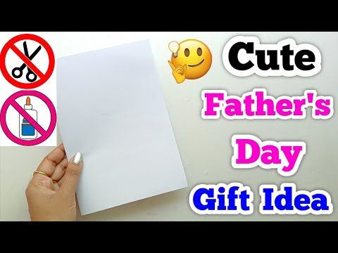 🥰 no glue no scissors 🥰 Father's Day Gift Idea 2025 / how to make father day gift / fathers day card
