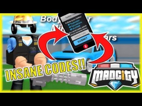 Codes For Mad City 2019 06 2021 - youtube roblox mad city codes