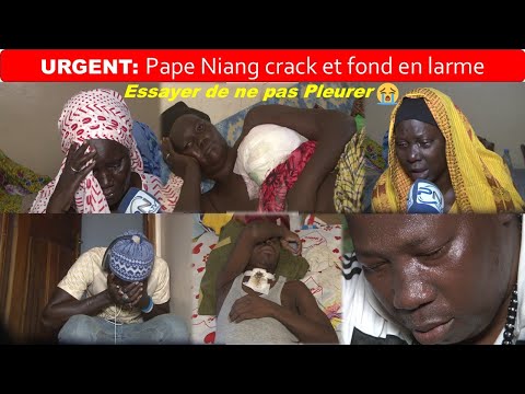 URGENT: Pape Niang crack et fond en larme, Essayer de ne pas Pleurer