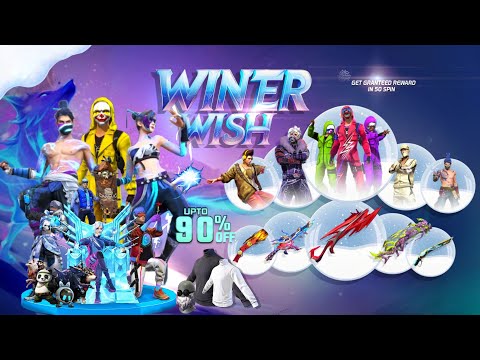 WINTERLAND WISH EVENT FF, NEW TOPUP EVENT, CRIMINAL BUNDLE EVENT | FF NEW EVENT | FREEFIRE NEW EVENT