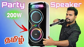 Best BUDGET party speaker under ₹10,000 | GOVO GoLoud 900 | Review 200W  Party Speaker Tamil 2025 🔥