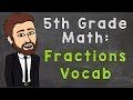 Exploring Fractions Vocabulary for 5th Grade