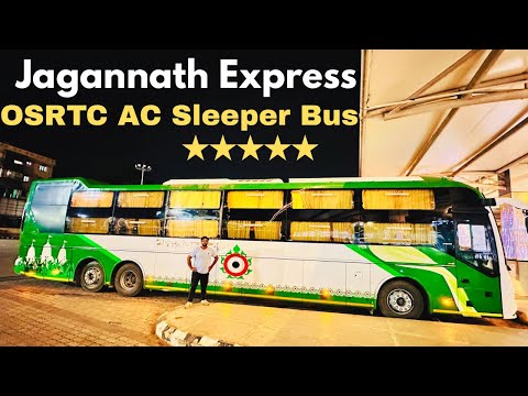 2 CRORE Ki OSRTC Jagannath Express VOLVO 9600s AC Sleeper Bus | Puri to Rourkela Fastest Luxury Bus