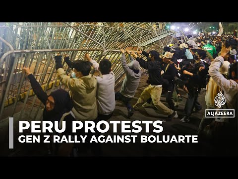 YouTube video thumbnail: Peru’s Gen Z Protesters Rally Against Corruption, Crime and Pension Reforms