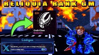 CORRE!!!NOVO BOG DE RELIQUIA RANK GM NO ARISE CROSSOVER (SOLO LEVELING) ROBLOX