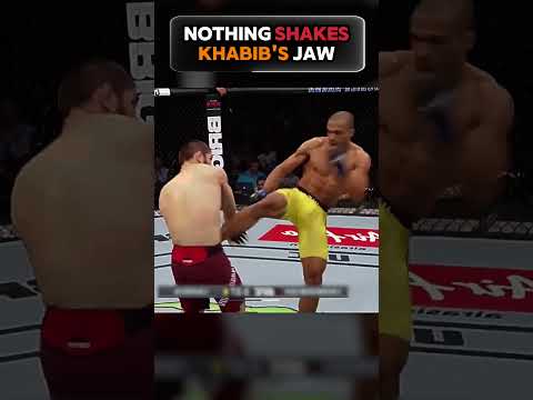 Everyone dropped from that kick—except Khabib 😳🥋