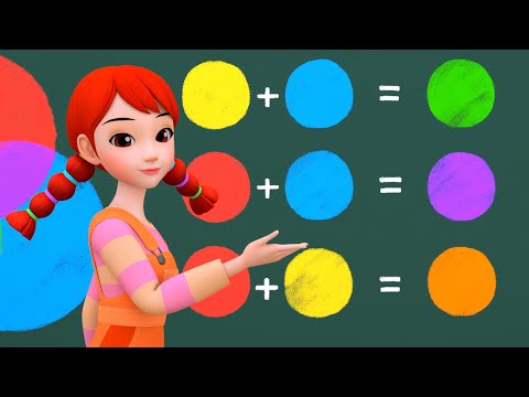 Learn Colors with Tayo🌈 | Color Mixing Song | Tayo Songs for Kids and Nursery Rhymes