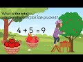 Addition Concepts in Word Problems