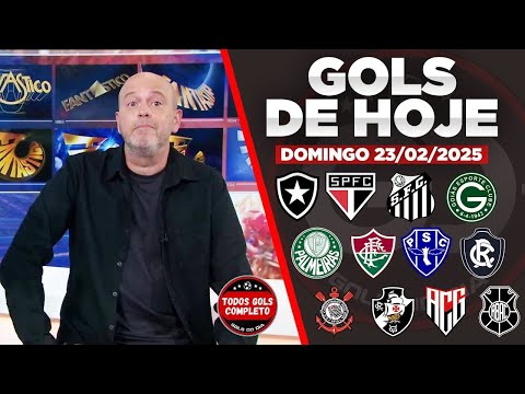 ⚽️ TODOS OS GOLS DESTE DOMINGO 23/02/2025 GOLS DOS ESTADUAIS, GOLS DE HOJE, GOLS DO DIA (COMPLETO)