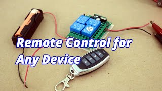 Add remote control to any device with this cheap module.