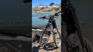 I Found This Alpine Lake on an E-Moto!  #mountains #yozma #lake#sierra