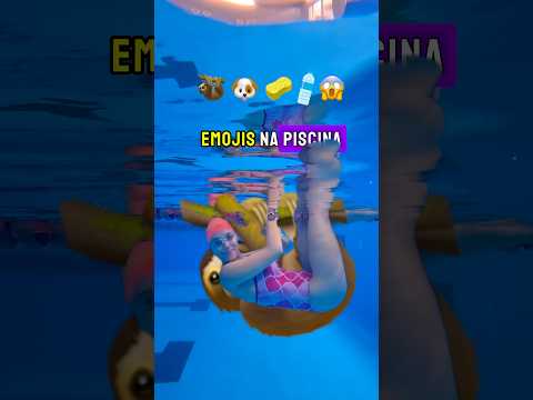 Será que deu certo? 😂 #shorts #natação #piscina #emoji #desafio