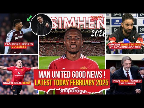 OMG❗Amorim Gave Up😱INEOS Plan Transfer😍Rashford Scores 2 Assist😨Ugarte Goal Debut🤫Man Utd News