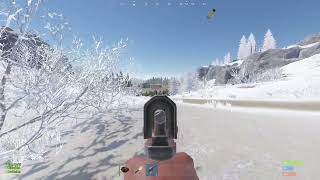 Luckiest headshot ? #rust #pvp #snowball #raid #shorts #shortvideo #crunch