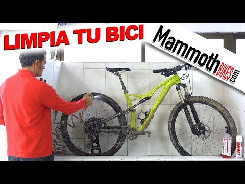 Cómo limpiar una bicicleta con agua. Limpieza general