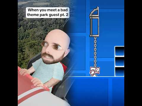 When you meet a bad theme park guest pt. 2#shorts