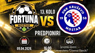 UŠS Fortuna Mostar - HNK Kruševo - Predpioniri