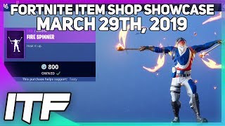 fortnite item shop new fire spinner emote march 29th 2019 - fortnite shop heute 4519