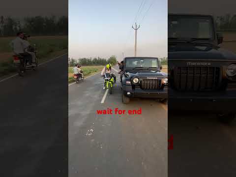 road rage fight KTM RC Vs Thar #youtubeshorts #shortvideo #shorts