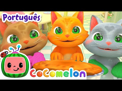 Os três gatinhos 😸  CoComelon | Músicas Infantis e Desenhos Animados em Português