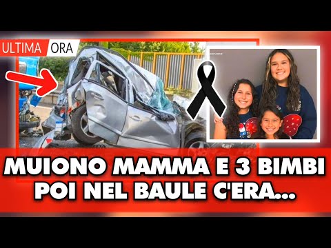 Muoiono mamma e 3 bimbi nel terribile incidente: Poi nel baule la scoperta choc: trovati dei...