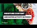 Water Activity and Food Preservation