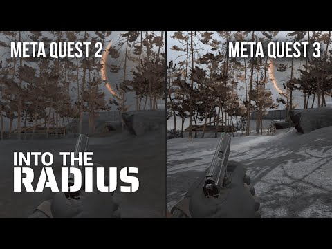 Into the Radius - Quest 2 vs. Quest 3 Graphics Comparison