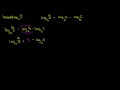 Logarithm Properties and Proofs