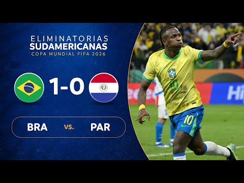 BRASIL vs. PARAGUAY [1-0] | RESUMEN | ELIMINATORIAS SUDAMERICANAS | FECHA 16