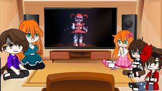 Gachaclub - Past Afton Family - Reacting to  Elizabeth Afton death -  (FNAF/Afton family)