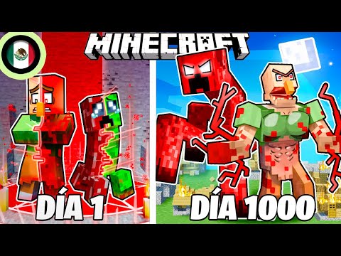 SOBREVIVÍ 1000 DÍAS como CRIATURAS MALDITAS en MINECRAFT HARDCORE!