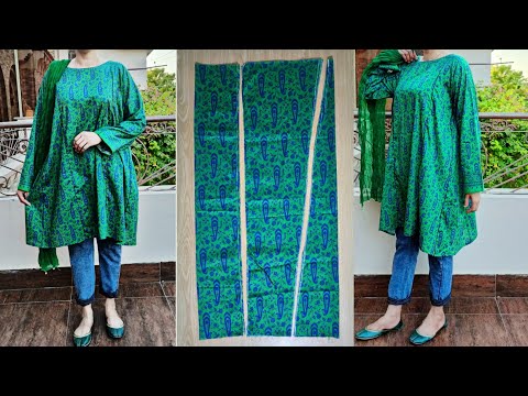 Designer Penals Kurti Style Very Easy Cutting and Stitching.