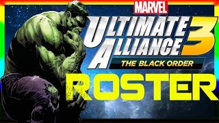Marvel Ultimate Alliance 3 Character Roster - Confirmed & Speculation