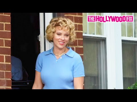 Scarlett Johansson & Adam Driver Get Into Character On Set Of 'Paper Tiger' In New York, NY