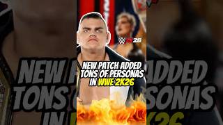 New Patch Added TONS of Personas in WWE 2K26! #wwe 2k26 #wwe #gaming