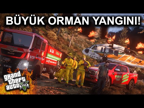 SAATLER SÜREN ORMAN YANGINI !!!  - ARAZÖZ YANDI !! - GTA 5 ROLEPLAY