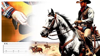 Open Range [Spaghetti Western | Old West melody, learn it!] Guitar Lesson w/ Tabs!