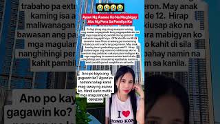 #fyp AYAW NG ASAWA KO NA MAGBIGAY AKO NG PERA SA MGA MAGULANG KO #life #update #truestory