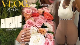 VLOG: I got a tummy tuck.1 month journey, surgery prep & getting back to me! | loose skin removal |