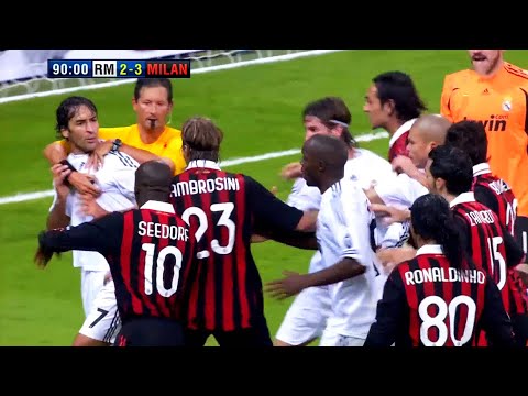 Crazy Match! Real Madrid vs AC Milán 2-3 2009/10 Kaká, Benzema x Pirlo, Ronaldinho