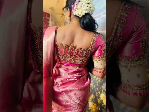Lotus theme 🪷 le blouse kollamo #music #wedding #weddingattire #weddingdress