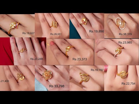 Latest gold rings with price