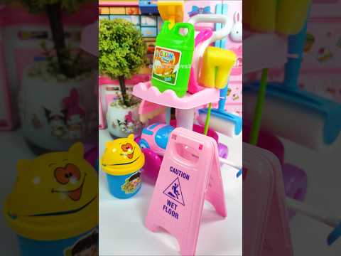 Kitchen Cleaning Set Toys, Satisfying With Unboxing ASMR Videos