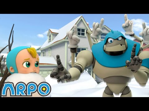 Snow everyhwhere in the house..nooo 🥶| Baby Daniel and ARPO The Robot | Funny Cartoons for Kids